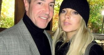 Actress Lindsay Lohan and father Michael in happier times