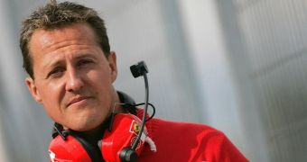 Michael Schumacher was conscious and nodding during his trip to the Switzerland facility