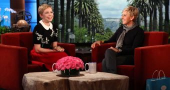 Michelle Williams talks to Ellen DeGeneres to promote “My Week with Marilyn”