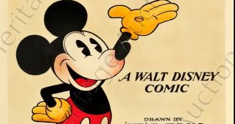 Mickey Mouse 1928 Poster Sells for $100,000 (€76,970)