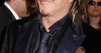 Mickey Rourke at the 2009 Golden Globes
