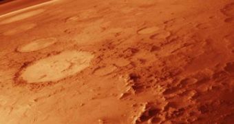 Mars' thin atmosphere is not a very effective barrier against UV radiation