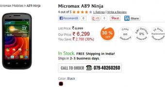 Micromax A89 Ninja