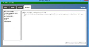 Windows Defender has become a full featured anti-virus in Windows 8