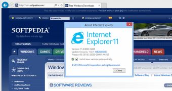 IE11 is the only version of the browser that's not affected by the flaw