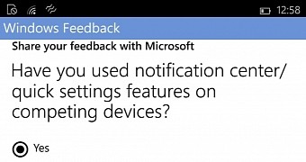 Windows 10 feature feedback request