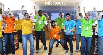 Microsoft currently has more than 94,000 employees worldwide