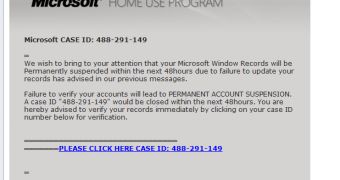 Microsoft phishing scam