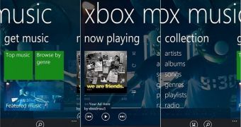 Xbox Music for Windows Phone (screenshots)