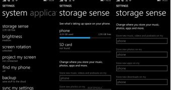 Nokia Lumia 530 menu (screenshots)