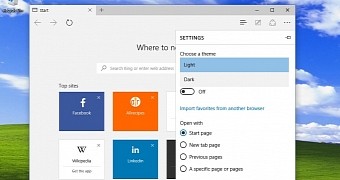 Microsoft Edge Browser Lands in Windows 10 Build 10147 with a Dark Theme
