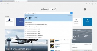 Microsoft Edge in Windows 10 preview