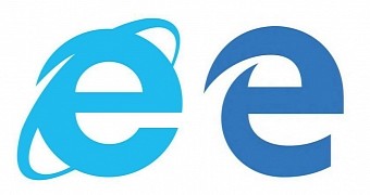 Internet Explorer icon vs. Edge icon