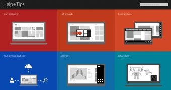 This is the Help+Tips app available exclusively in Windows 8.1