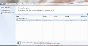 All updates are being delivered via the same Windows Update tool