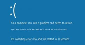 Microsoft has redesigned the BSOD on Windows 8