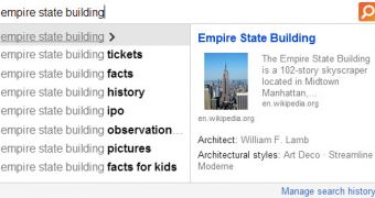 Bing Autosuggest now includes several new categories