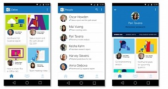 Office Delve for Android (screenshots)