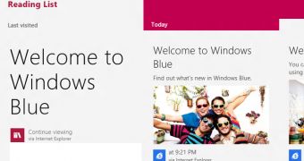 Reading List is exclusively available to Windows 8.1 users