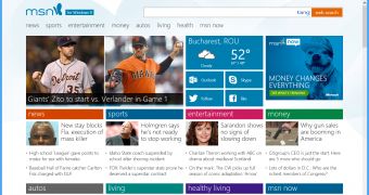 The new MSN website loads faster than the version it replaces