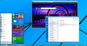 The Start menu was first presented by Microsoft at BUILD 2014