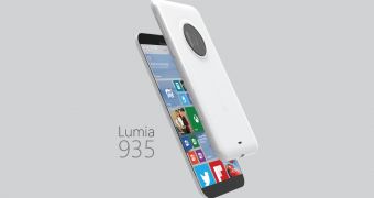 Microsoft Lumia 935 Concept Packs 31MP PureView Camera, 5.5-Inch Quad HD Display
