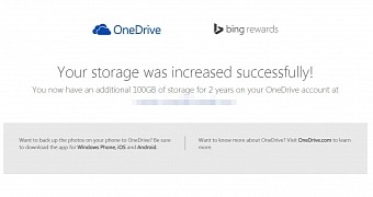 OneDrive promotional offer