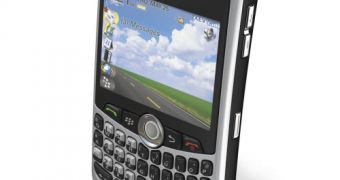 A BlackBerry Curve 8310 smartphone