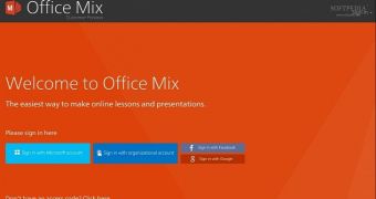 Office Mix is available for all users who registered for the preview