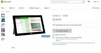 Surface 2 is no longer available for purchase