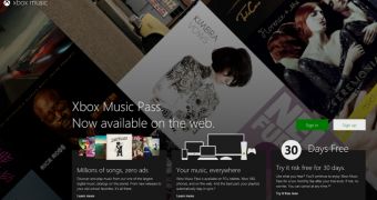 Xbox Music can now be accessed with a browser