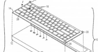 Microsoft Patents Interactive Keyboard with Configurable Keys