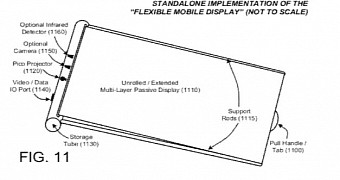 Microsoft Patents a Flexible Mobile Display