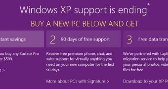 The offer is only valid for Windows XP users