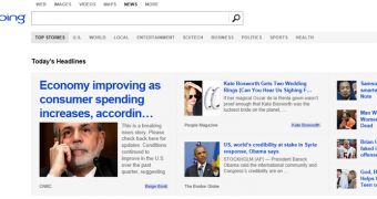 Bing News is now completely optimized for the touch