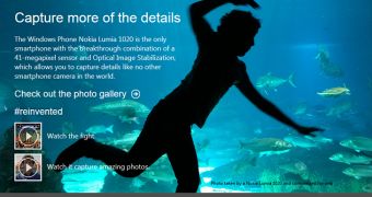 Microsoft's interactive photo gallery for Lumia 1020