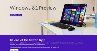 Windows 8.1 Preview was initially delivered to users via the Windows Store
