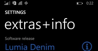 Lumia Denim build date