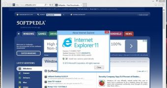IE11 is the default browser of Windows 8.1