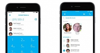 Skype dialer and chat picker examples