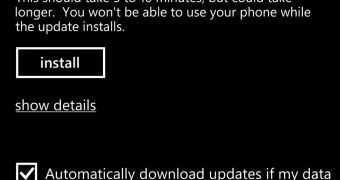 Windows Phone 8.10.14219 shows up in phone update screen