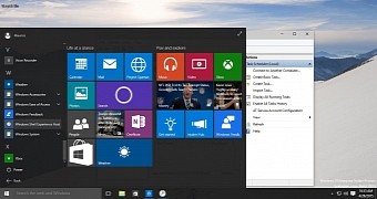Windows 10 build 10074 desktop