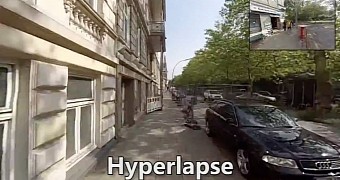 Hyperlapsed video (screenshot)