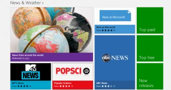 The new sub-section is available on both desktop and tablets running Windows 8