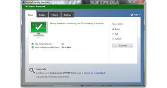 Security Essentials works on Windows XP, Vista, and 7