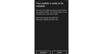 Windows Phone 8 GDR3 Preview update (screenshot)