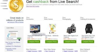Live Search cashback
