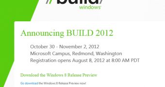 Microsoft Sets Build 2.0 Conference for Late October