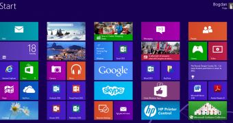 This is the new Windows 8 Start Screen, one of the most controversial Windows features ever
