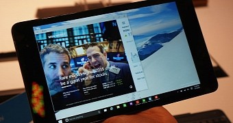 Microsoft Shows Windows 10 on Small Tablets
